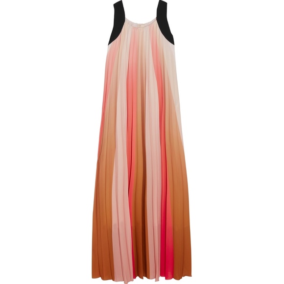 Maje Dresses & Skirts - Maje Runina Ombré Pleated Maxi Dress Sz2=M